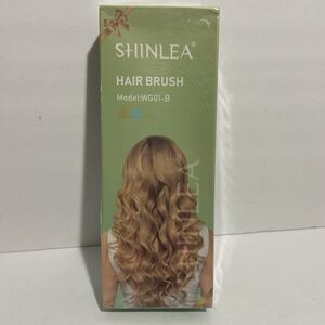 Hair Brush Blue For Straightening Non Slip Grip Reduces Breakage Releases Tangle